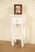 Sunset Trading Cottage Narrow Side End Table | Distressed White Solid Wood | Fully Assembled Small Nightstand -  Chapter 11 Furniture (Lewiston, Maine)