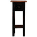 Sunset Trading Cottage Narrow Side End Table | Antique Black/Raftwood Solid Wood | Fully Assembled Small Nightstand -  Chapter 11 Furniture (Lewiston, Maine)