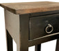 Sunset Trading Cottage Narrow Side End Table | Antique Black/Raftwood Solid Wood | Fully Assembled Small Nightstand -  Chapter 11 Furniture (Lewiston, Maine)