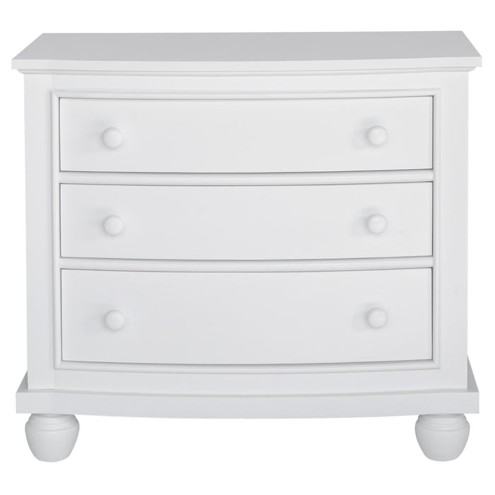 Sunset Trading White Shutter Wood 5 Piece King Bedroom Set | Fully Assembled Armoire Dresser Mirror 3 Drawer Nightstand