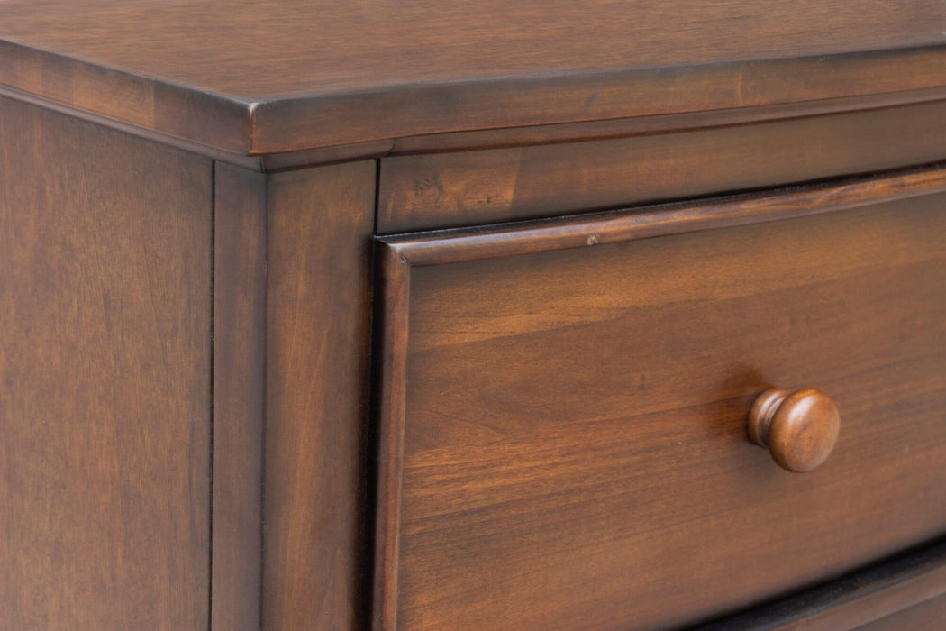 Sunset Trading Bahama Shutter Wood 6 Drawer Chest | Tropical Walnut Brown