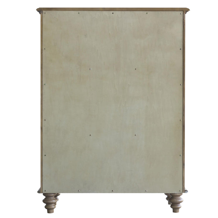 Sunset Trading Vintage Casual Bedroom Chest | Distressed Natural Maple Acacia | Solid Wood