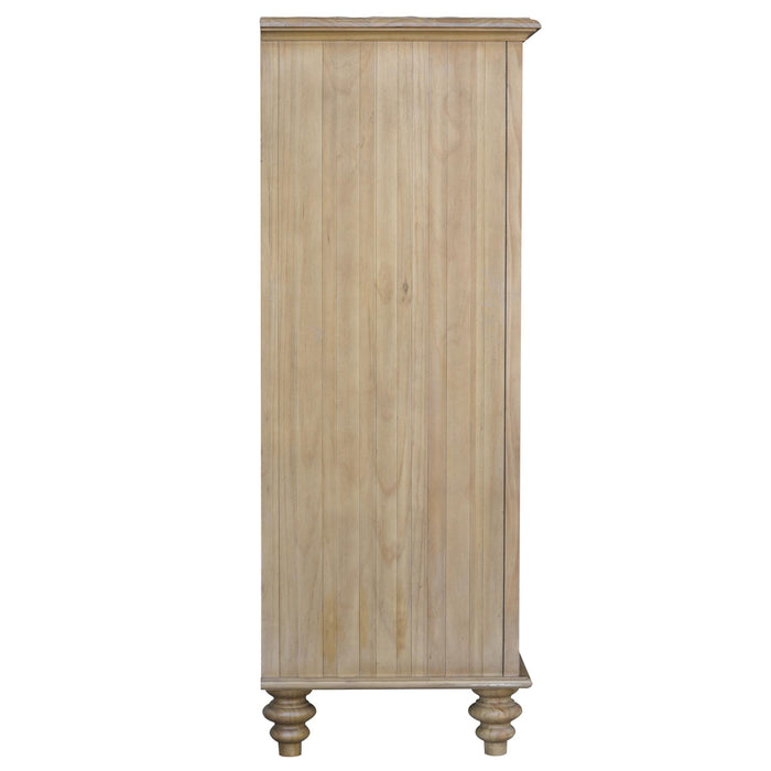Sunset Trading Vintage Casual Bedroom Chest | Distressed Natural Maple Acacia | Solid Wood