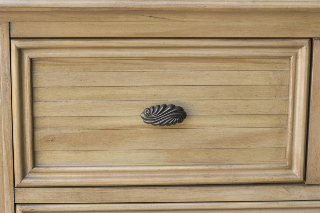 Sunset Trading Vintage Casual Bedroom Chest | Distressed Natural Maple Acacia | Solid Wood
