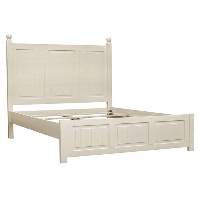 Sunset Trading Ice Cream at the Beach 5 Piece Queen Bedroom Set | Bed Dresser Mirror Storage Chest Nightstand