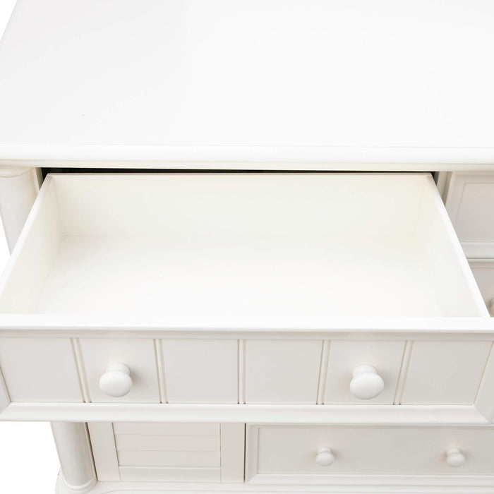 Sunset Trading Ice Cream at the Beach Dresser and Mirror | 5 Drawers 2 Cabinets | Fully Assembled