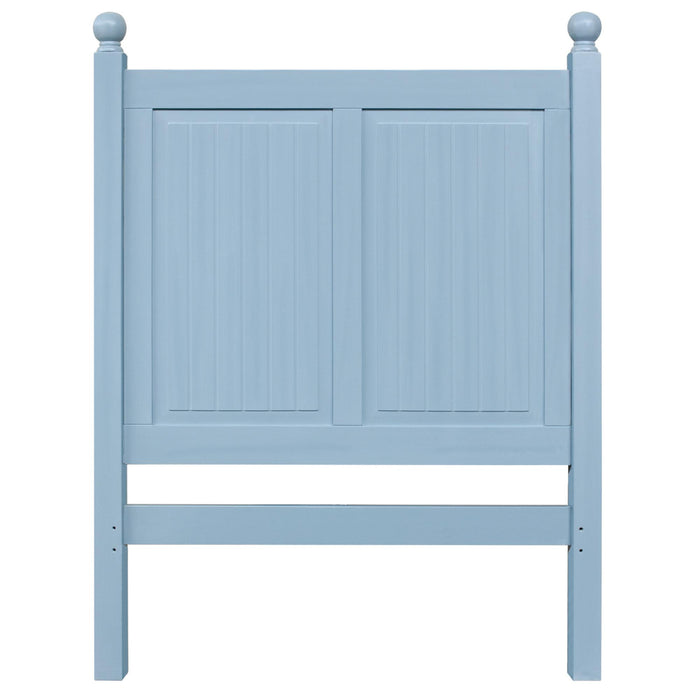 Sunset Trading Cool Breeze Twin Bed | Beach Blue Wood