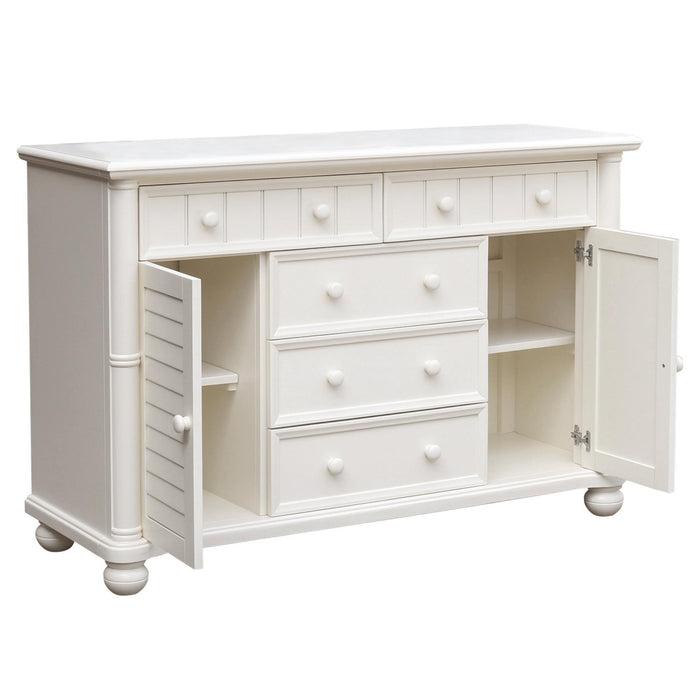 Sunset Trading Ice Cream at the Beach Dresser | 5 Drawers 2 Storage Cabinets | Fully Assembled