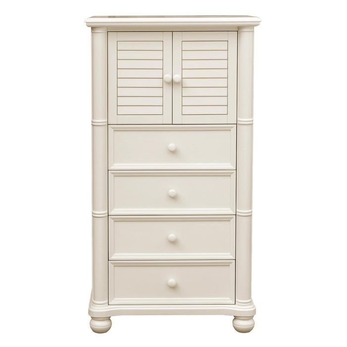 Sunset Trading Ice Cream at the Beach Bedroom Chest | 4 Drawers 2 Cabinets | Fully Assembled