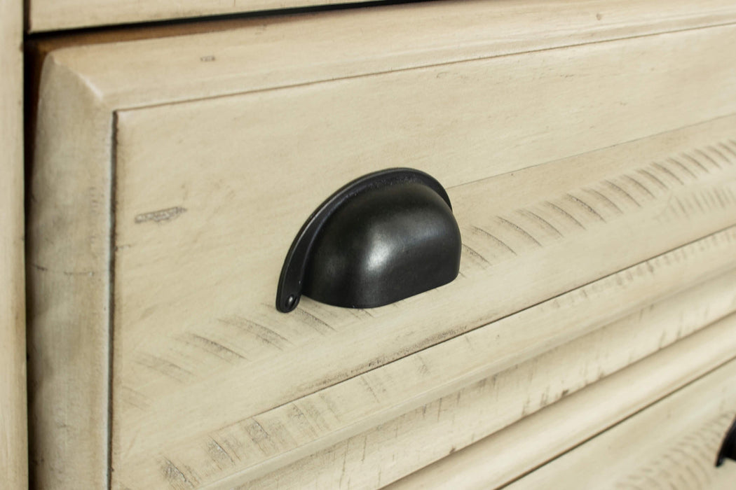Sunset Trading Shades of Sand 3 Drawer Nightstand | Cream/Walnut Brown Solid Wood -  Chapter 11 Furniture (Lewiston, Maine)