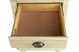 Sunset Trading Shades of Sand Nightstand | Narrow | Drawer | Cabinet | Cream/Walnut Brown Solid Wood -  Chapter 11 Furniture (Lewiston, Maine)