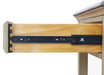 Sunset Trading Shades of Sand End Table | Drawer Shelf | Cream/Walnut Brown Solid Wood -  Chapter 11 Furniture (Lewiston, Maine)