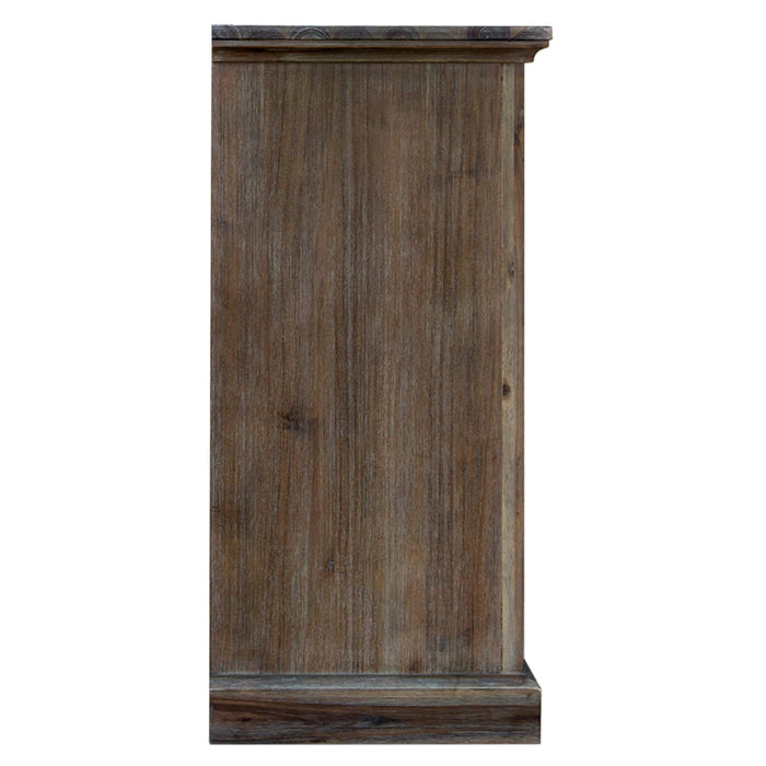 Sunset Trading Solstice Grey 7 Drawer Dresser | Gray/Brown Acacia Wood | Fully Assembled Bedroom Furniture