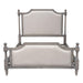 Sunset Trading Fawn Gray Queen Upholstered Panel Bed | Light Grey Solid Acacia Wood -  Chapter 11 Furniture (Lewiston, Maine)