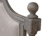 Sunset Trading Fawn Gray Queen Upholstered Panel Bed | Light Grey Solid Acacia Wood -  Chapter 11 Furniture (Lewiston, Maine)