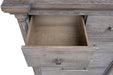 Sunset Trading Fawn Gray 6 Drawer Bedroom Chest| Light Grey Solid Acacia Wood | Fully Assembled -  Chapter 11 Furniture (Lewiston, Maine)