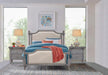 Sunset Trading Fawn Gray Queen Upholstered Panel Bed | Light Grey Solid Acacia Wood -  Chapter 11 Furniture (Lewiston, Maine)