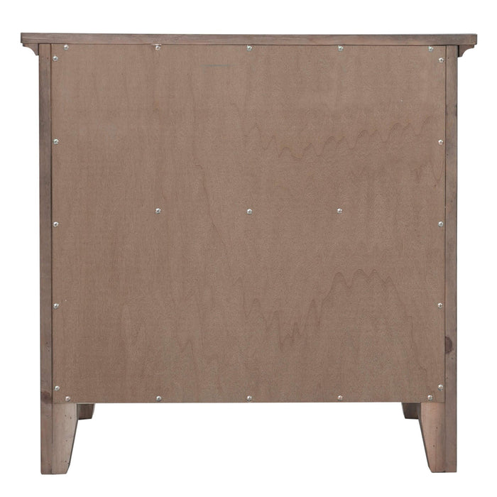 Sunset Trading Mission Bay 3 Drawer Nightstand | Amish Brown Solid Wood | Fully Assembled End Side Table