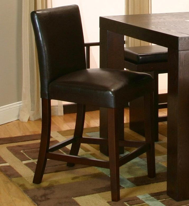 Sunset Trading Kemper 24" Parson Barstool in Espresso | Set of 2 -  Chapter 11 Furniture (Lewiston, Maine)