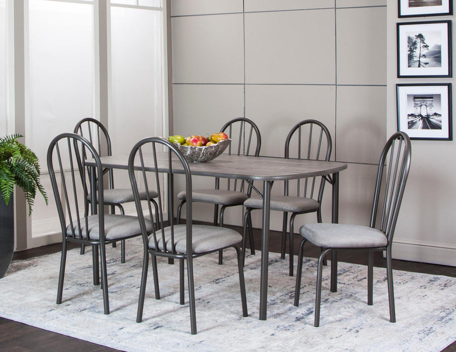 Sunset Trading Steel Gray Dining Chair | Set of 2 -  Chapter 11 Furniture (Lewiston, Maine)