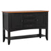 Sunset Trading Selections Sideboard with Large Display Shelf | 3 Drawers 2 Storage Cabinets | Antique Black and Cherry -  Chapter 11 Furniture (Lewiston, Maine)