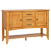 Sunset Trading Selections Sideboard with Large Display Shelf | 3 Drawers 2 Storage Cabinets | Light Oak -  Chapter 11 Furniture (Lewiston, Maine)