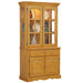 Sunset Trading Oak Selections Keepsake Buffet and Lighted Hutch | Light Oak -  Chapter 11 Furniture (Lewiston, Maine)