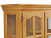 Sunset Trading Oak Selections Keepsake Buffet and Lighted Hutch | Light Oak -  Chapter 11 Furniture (Lewiston, Maine)