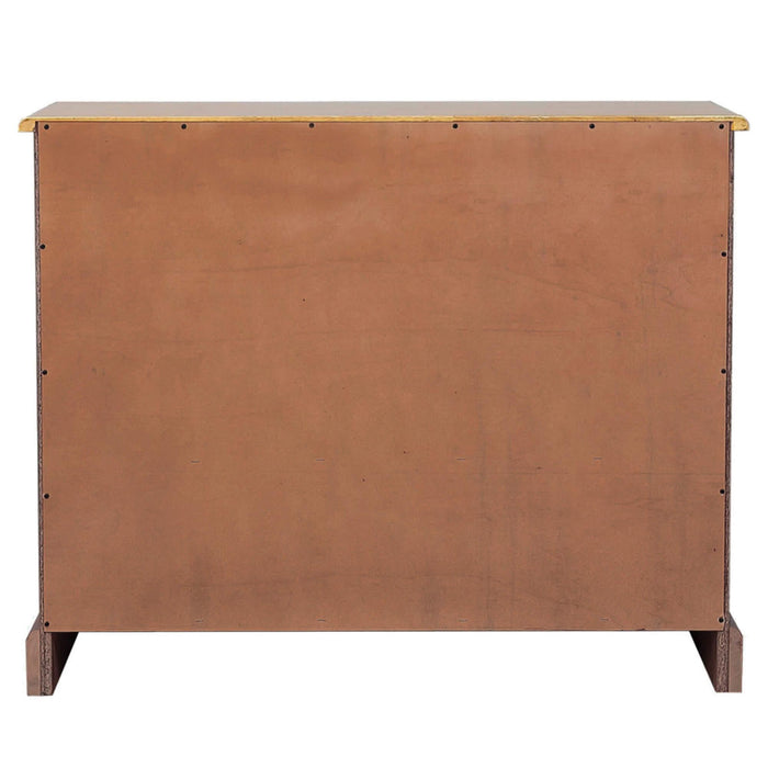Sunset Trading Oak Selections Keepsake Buffet | Nutmeg Brown and Light Oak