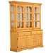 Sunset Trading Oak Selections Treasure Buffet and Lighted Hutch | Light Oak -  Chapter 11 Furniture (Lewiston, Maine)