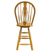 Sunset Trading Oak Selections 24" Keyhole Windsor Barstool | Counter Height Stool | Light Oak -  Chapter 11 Furniture (Lewiston, Maine)