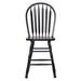 Sunset Trading Selections Arrowback Windsor 24" Barstool | Distressed Black Solid Wood Counter Height Stool | Set of 2 -  Chapter 11 Furniture (Lewiston, Maine)