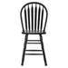 Sunset Trading Selections Arrowback Windsor 24" Barstool | Distressed Black Solid Wood Counter Height Stool | Set of 2 -  Chapter 11 Furniture (Lewiston, Maine)