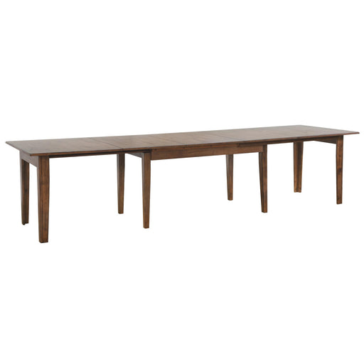 Sunset Trading Simply Brook 134" Rectangular Extendable Dining Table | Amish Brown | Seats 12 -  Chapter 11 Furniture (Lewiston, Maine)