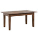 Sunset Trading Simply Brook 7 Piece 134" Rectangular Extendable Table Dining Set | Amish Brown | Seats 12 -  Chapter 11 Furniture (Lewiston, Maine)