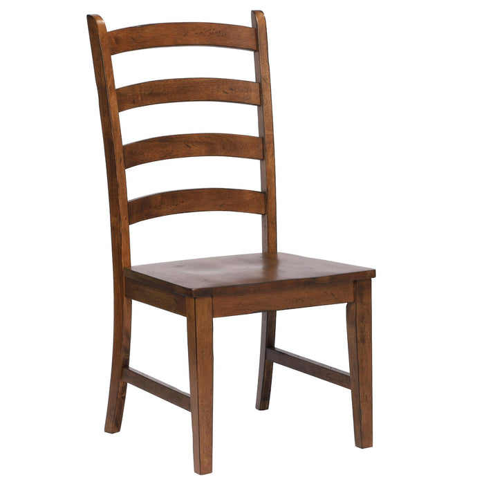 Sunset Trading Simply Brook 10 Piece 134" Rectangular Extendable Table Dining Set | Sideboard | Amish Brown | Seats 12 -  Chapter 11 Furniture (Lewiston, Maine)