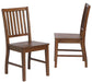 Sunset Trading Simply Brook 5 Piece 60" Rectangular Table Dining Set | 4 Chairs | Amish Brown | Seats 7 -  Chapter 11 Furniture (Lewiston, Maine)