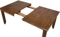 Sunset Trading Simply Brook 7 Piece 72" Rectangular Extendable Table Dining Set | 6 Slat Back Chairs| Amish Brown | Seats 8 -  Chapter 11 Furniture (Lewiston, Maine)