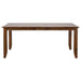 Sunset Trading Simply Brook 72" Rectangular Extendable Dining Table | Amish Brown | Seats 8 -  Chapter 11 Furniture (Lewiston, Maine)