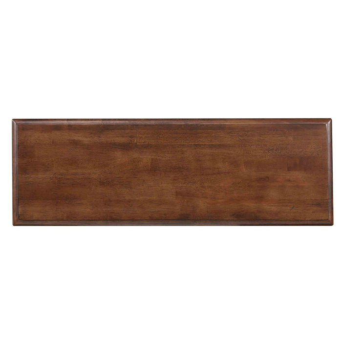 Sunset Trading Simply Brook 42" Dining Bench | Amish Brown | Solid Wood