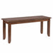 Sunset Trading Simply Brook 6 Piece Rectangular Dining Set with Bench | Amish Brown Solid Wood | Seats 7 -  Chapter 11 Furniture (Lewiston, Maine)