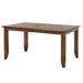 Sunset Trading Simply Brook 72" Rectangular Extendable Dining Table | Amish Brown | Seats 8 -  Chapter 11 Furniture (Lewiston, Maine)