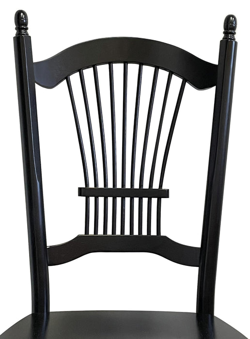 Sunset Trading Black Cherry Selections Allenridge Dining Chair | Antique Black | Set of 2