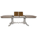 Sunset Trading Country Grove 96" Oval Double Pedestal Extendable Dining Table | Distressed Gray and Brown Wood | Seats 10 -  Chapter 11 Furniture (Lewiston, Maine)