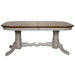 Sunset Trading Country Grove 96" Oval Double Pedestal Extendable Dining Table | Distressed Gray and Brown Wood | Seats 10 -  Chapter 11 Furniture (Lewiston, Maine)