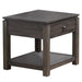 Sunset Trading Shades of Gray End Table with Drawer and Shelf -  Chapter 11 Furniture (Lewiston, Maine)