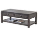 Sunset Trading Shades of Gray Coffee Table with Drawers and Shelf -  Chapter 11 Furniture (Lewiston, Maine)