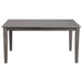 Sunset Trading Shades of Gray 6 Piece 60" Rectangular Dining Table Set | 4 Chairs | Bench | Seats 6 -  Chapter 11 Furniture (Lewiston, Maine)