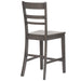 Sunset Trading Shades of Gray 5 Piece 45" Square Pub Set | Table with Storage Shelf | Counter Height Dining | Seats 6 -  Chapter 11 Furniture (Lewiston, Maine)