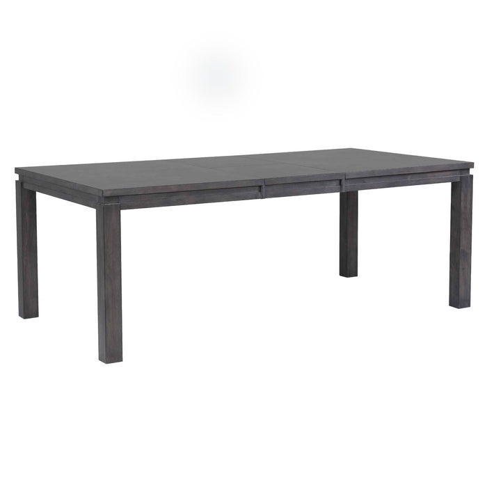 Sunset Trading Shades of Gray 82" Rectangular Extendable Dining Table | Seats 8
